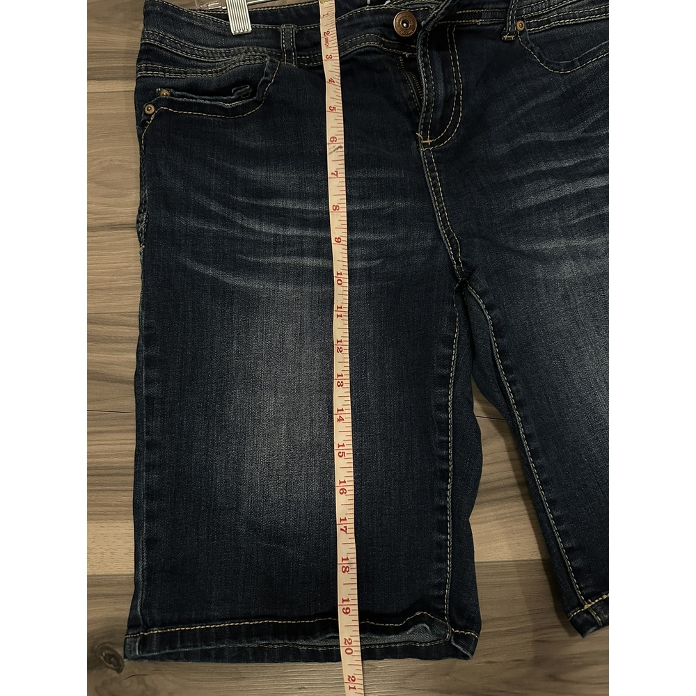 INC International Concepts Denim regular fit 10 jean shorts dark wash NWOT - Picture 4 of 7